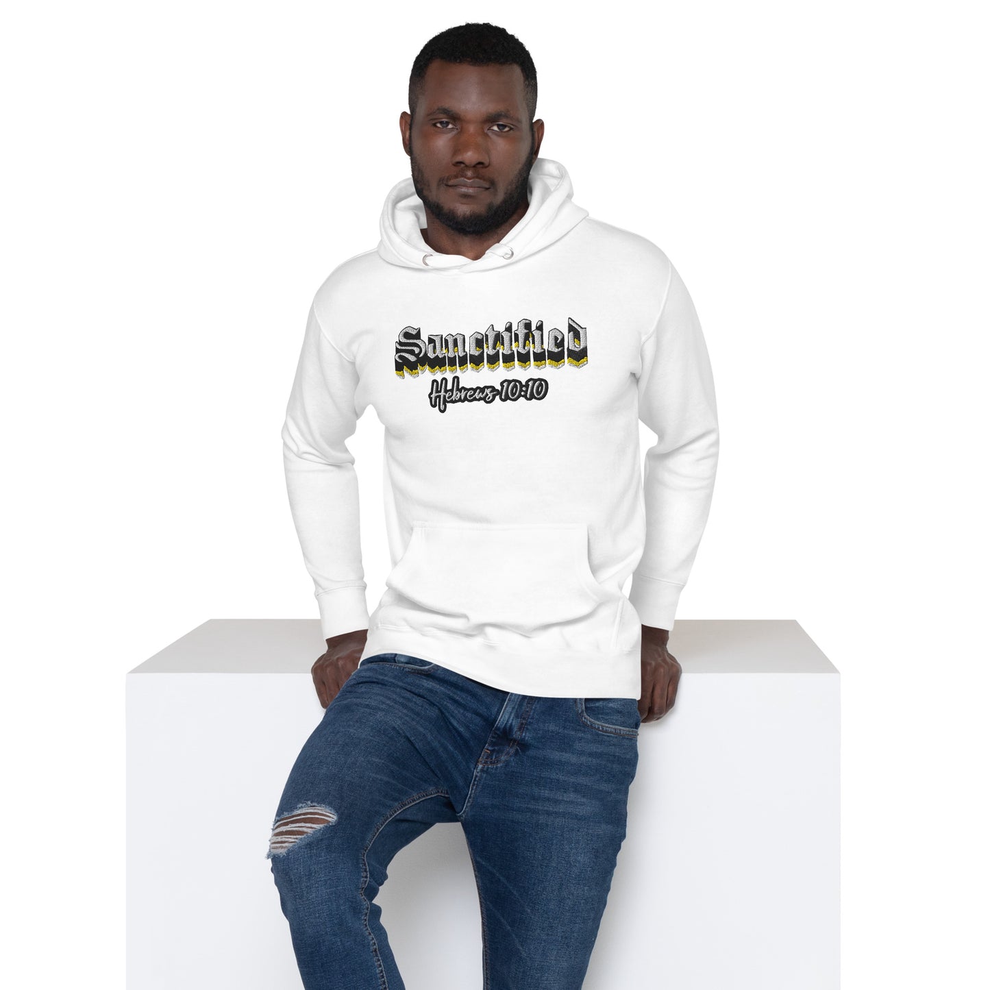 Sanctified Signature- Unisex Hoodie with Embroidered Front