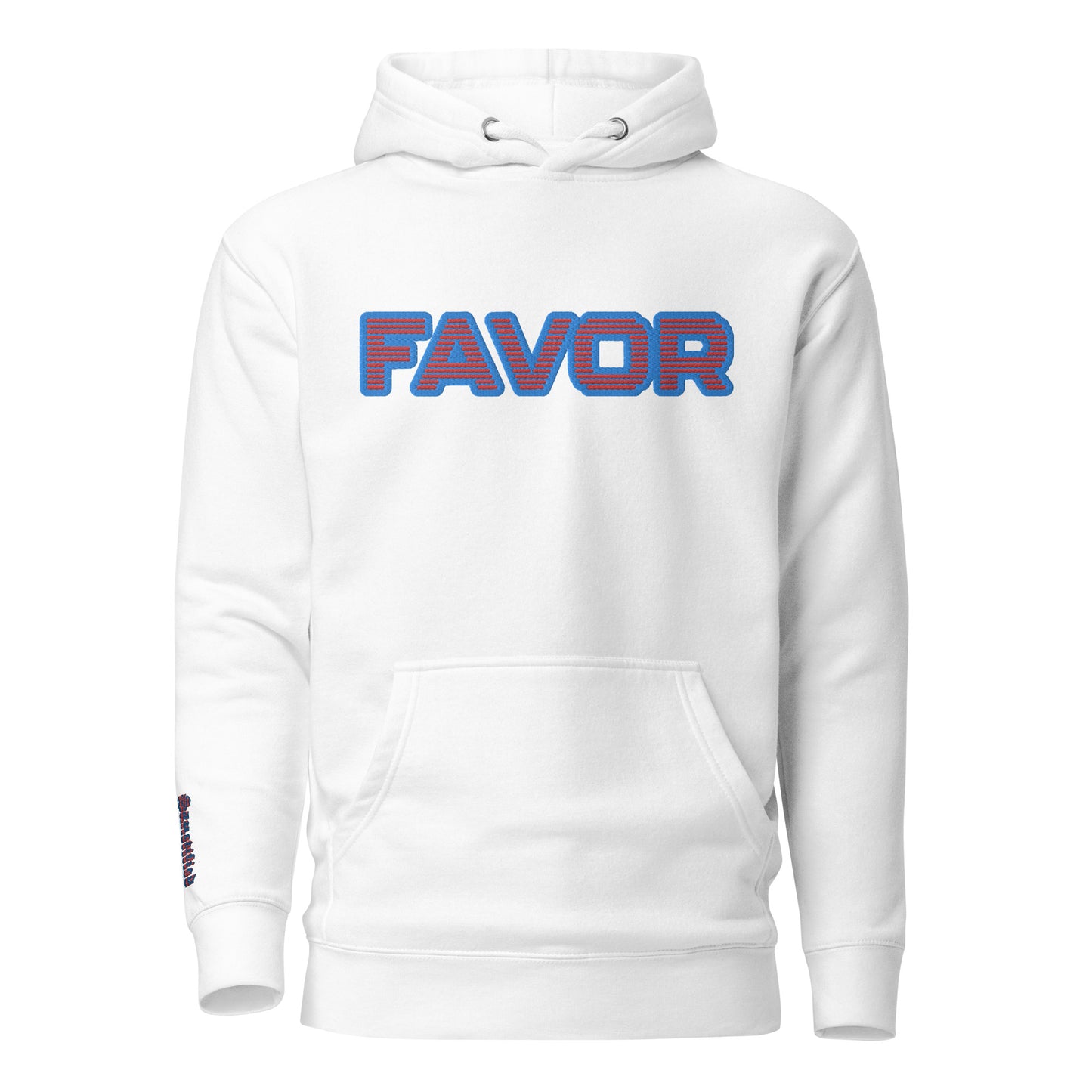 FAVOR- EMBROIDERED FRONT Unisex Hoodie