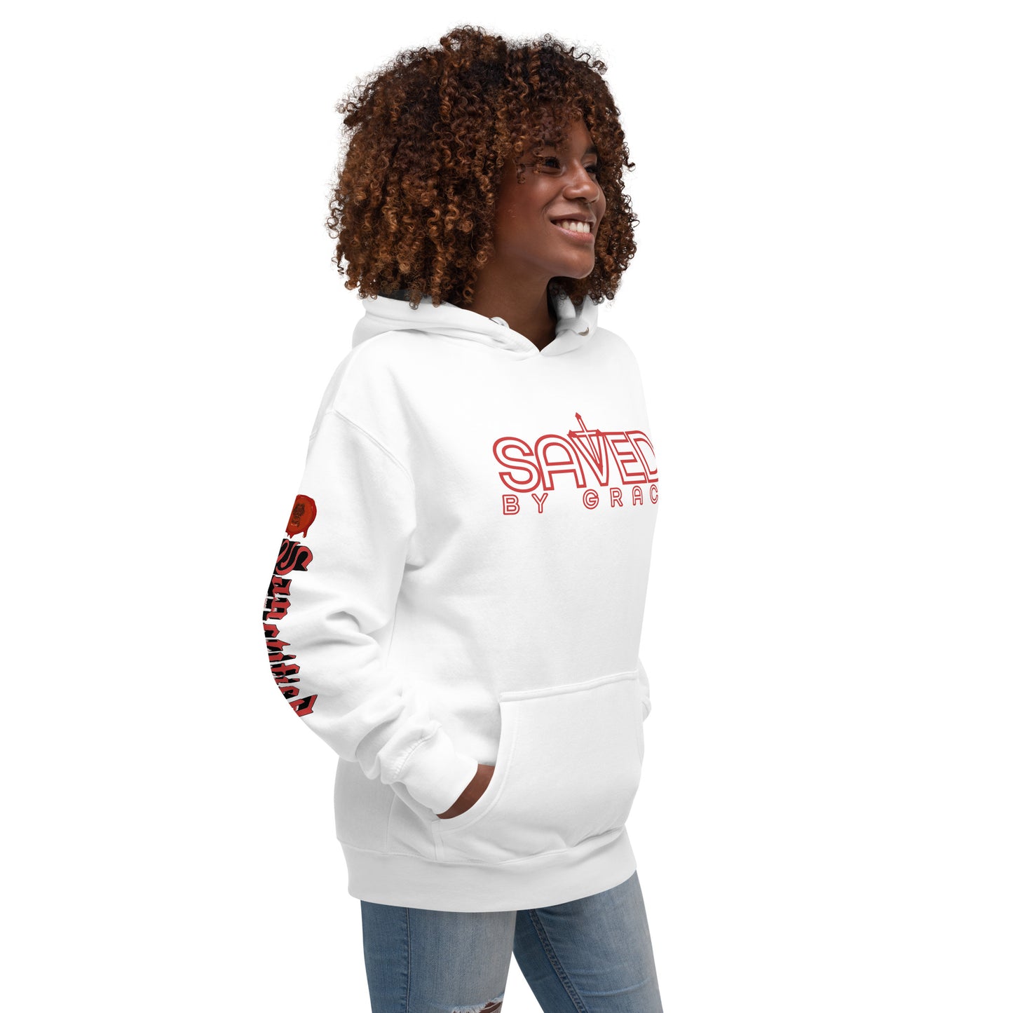 SAVED BY GRACE- Unisex Hoodie