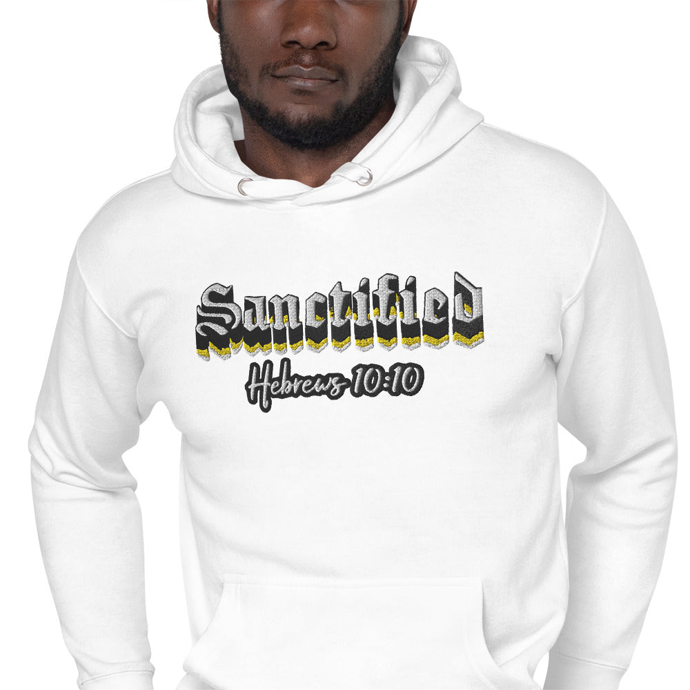 Sanctified Signature- Unisex Hoodie with Embroidered Front