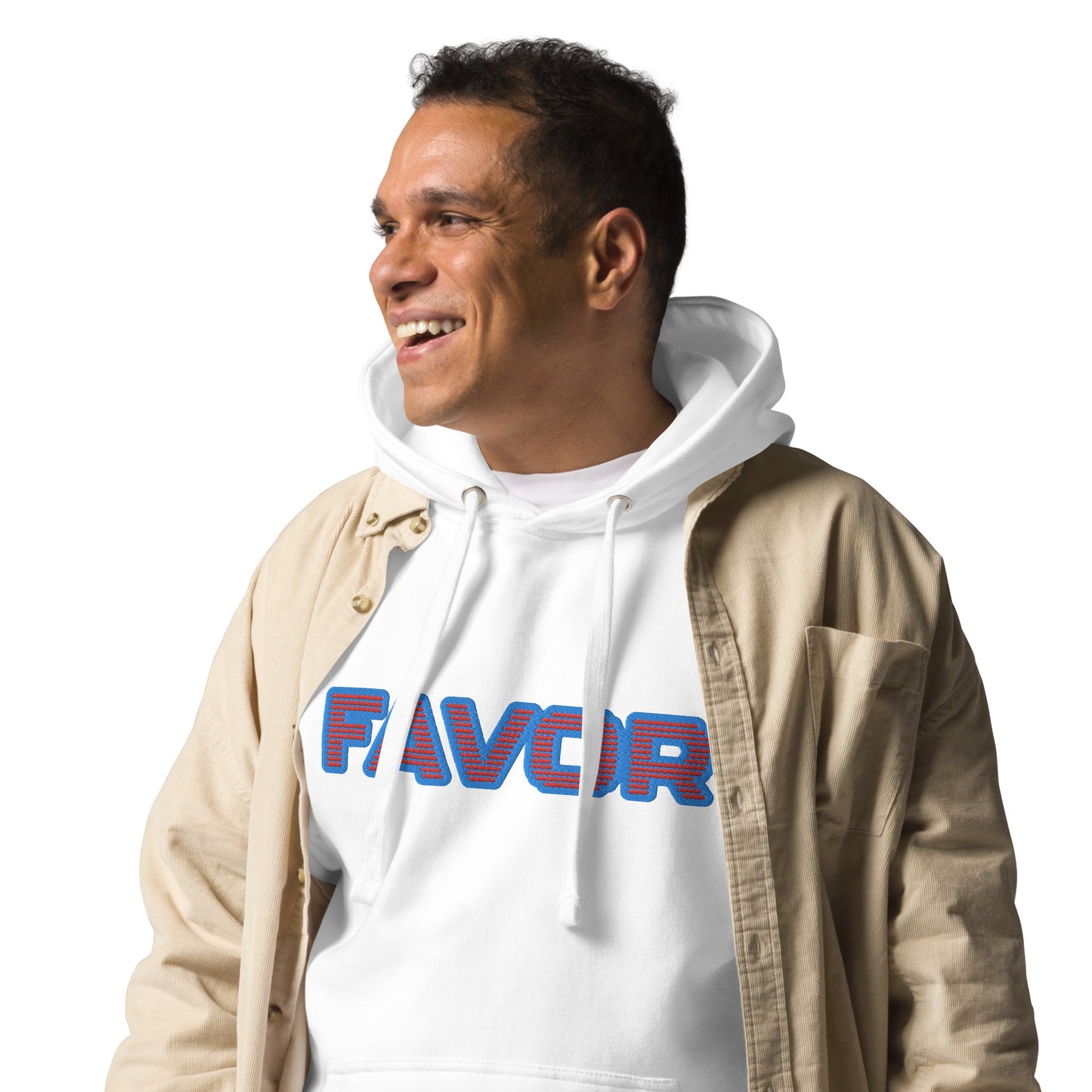 FAVOR- EMBROIDERED FRONT Unisex Hoodie