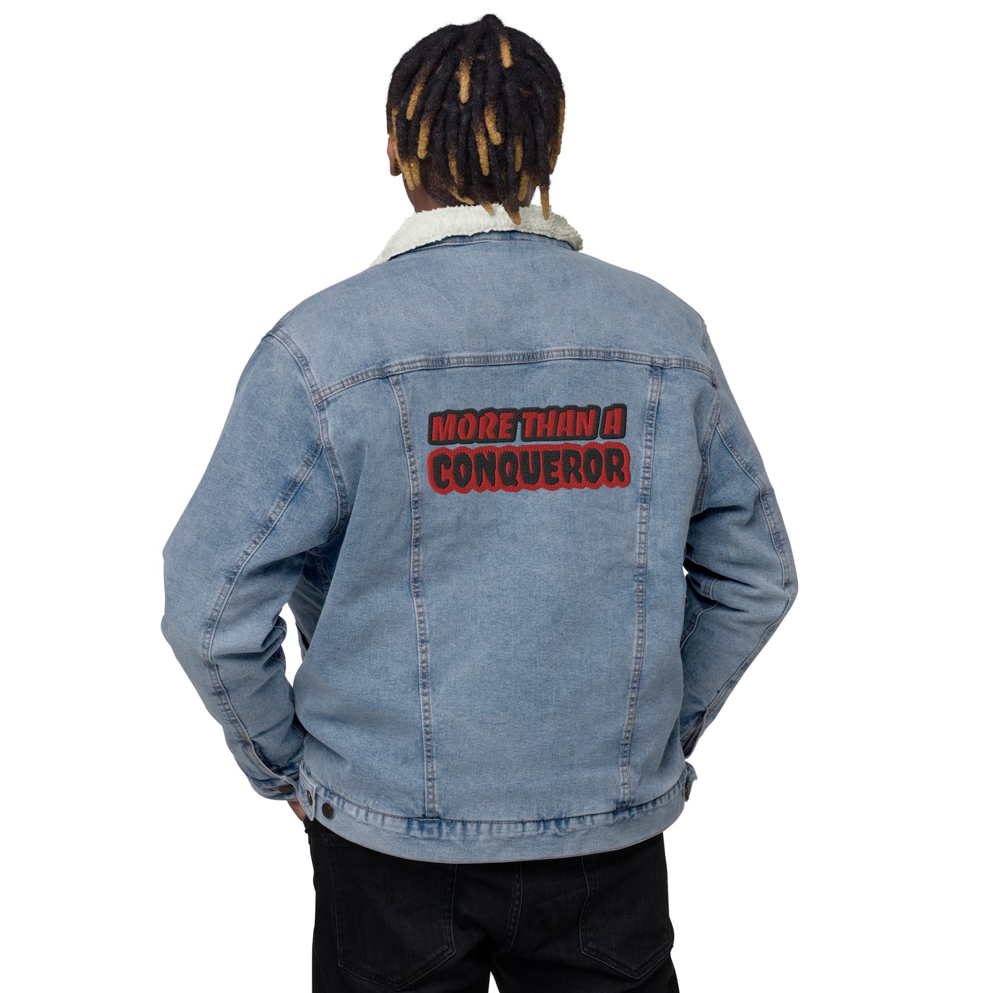 Unisex denim sherpa jacket