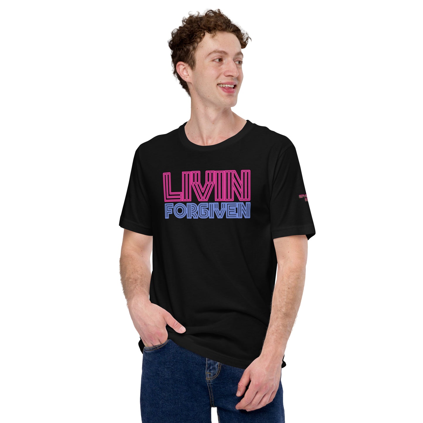 LIVIN FORGIVEN- Unisex t-shirt