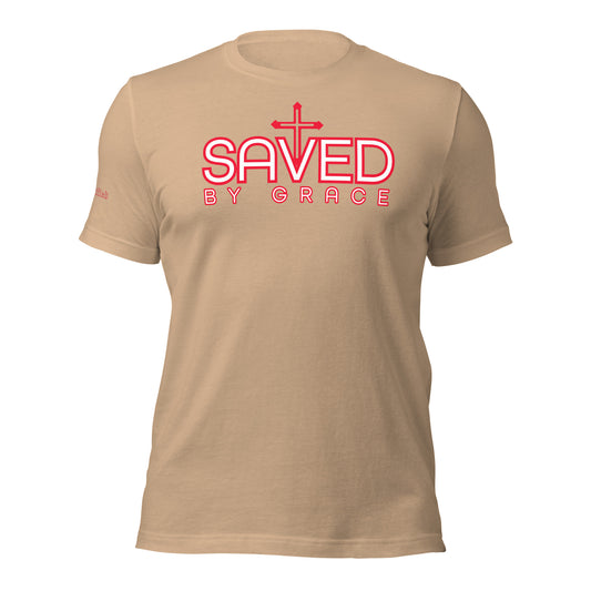 SAVED BY GRACE- Unisex t-shirt