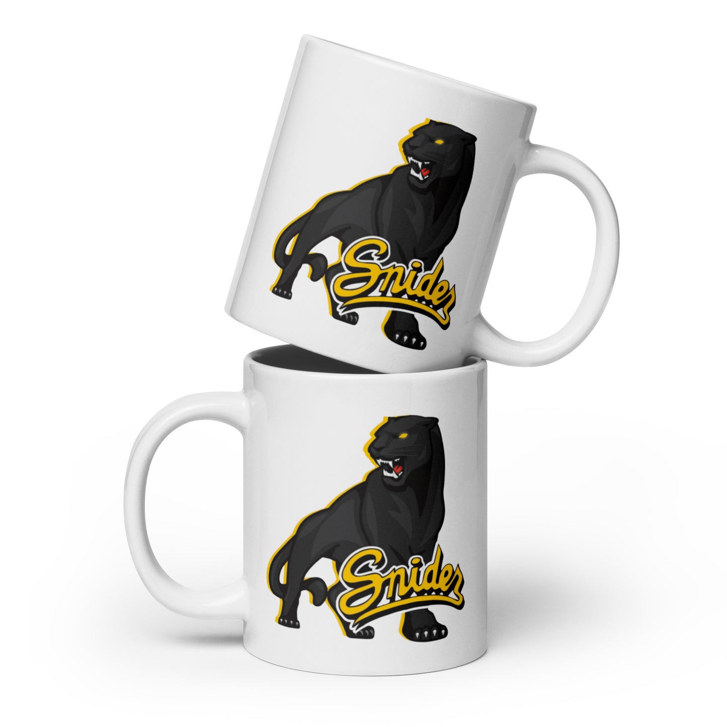 Snider H.S. White glossy mug 20 oz.