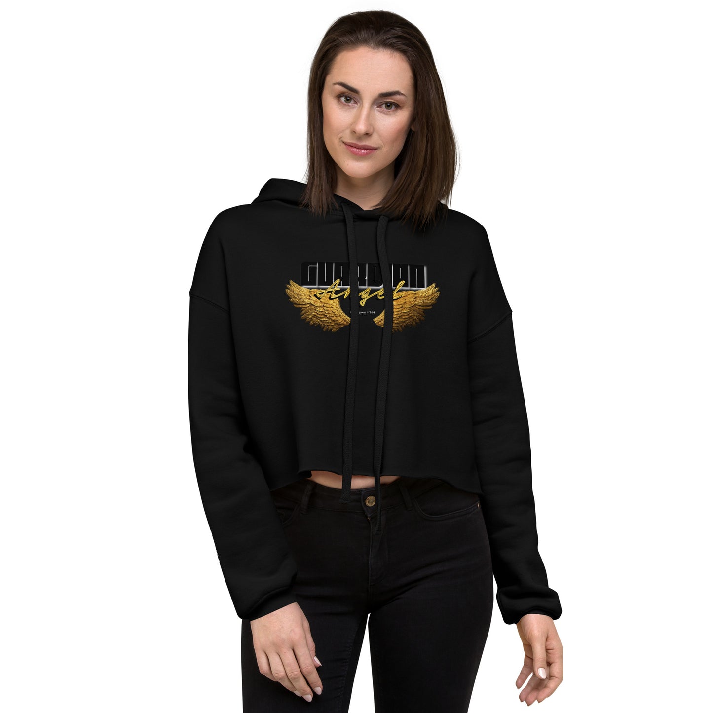 Guardian Angel- Crop Hoodie