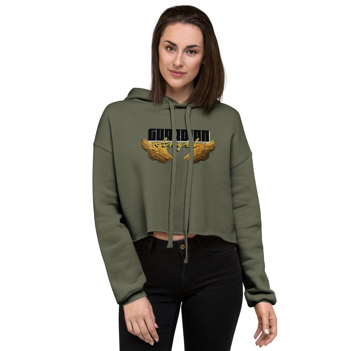 Guardian Angel- Crop Hoodie