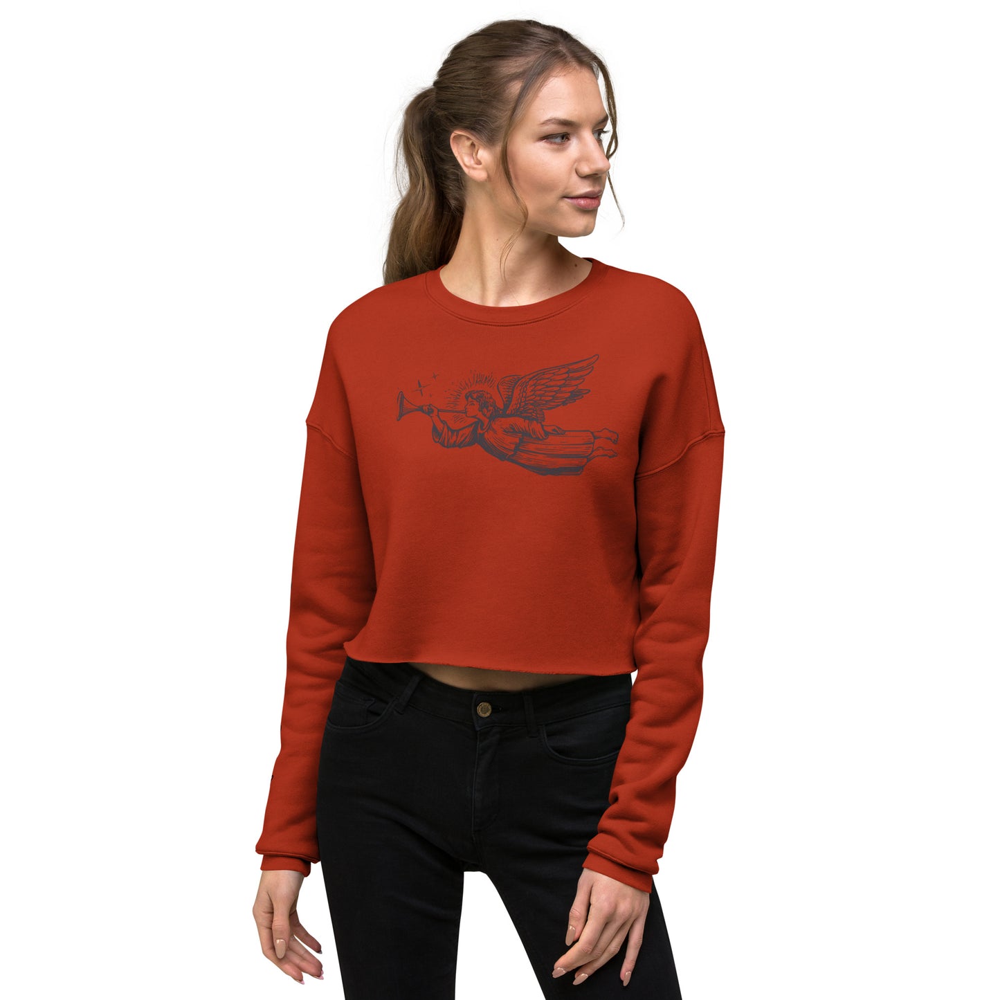 DO NOT WORRY- Crop Sweatshirt