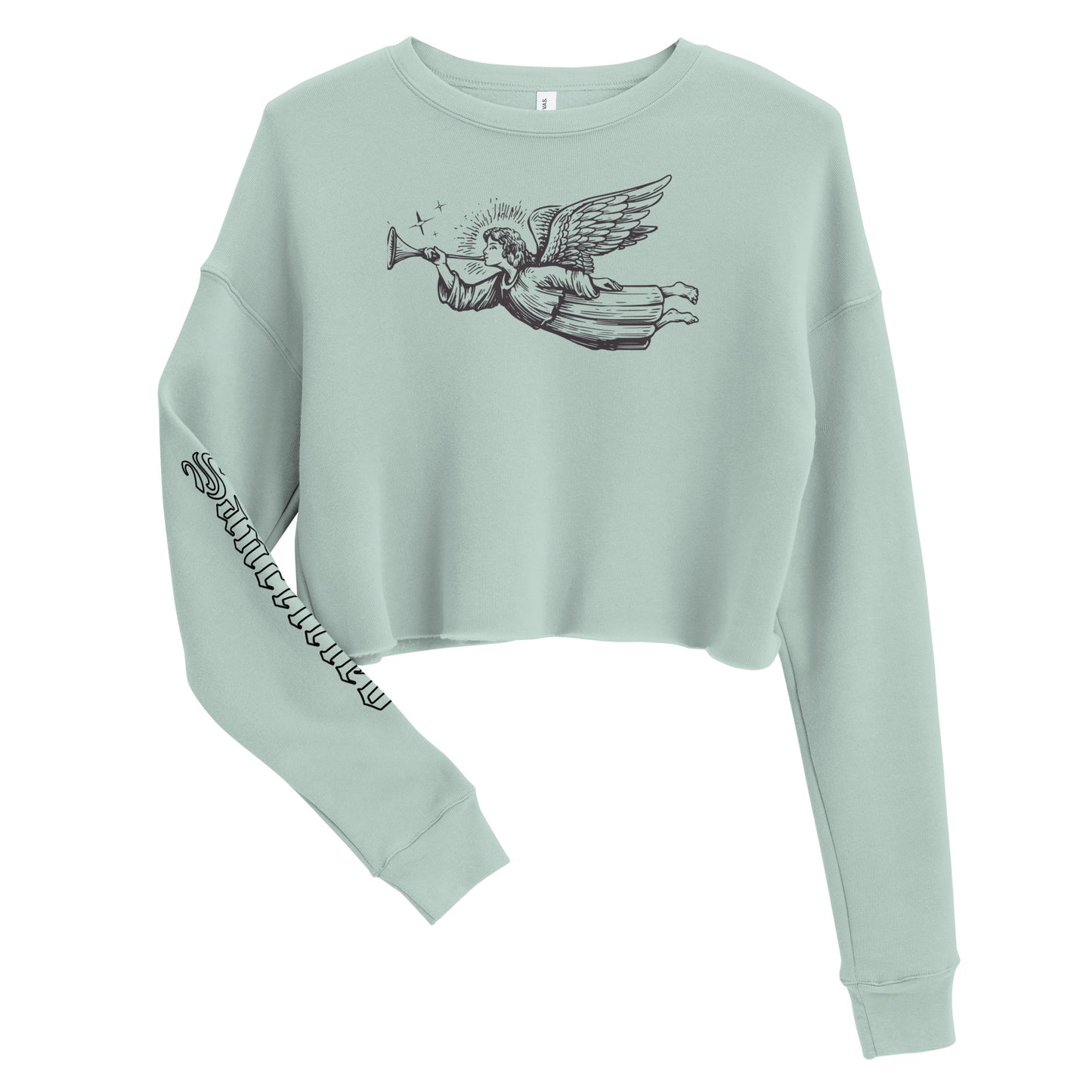 DO NOT WORRY- Crop Sweatshirt