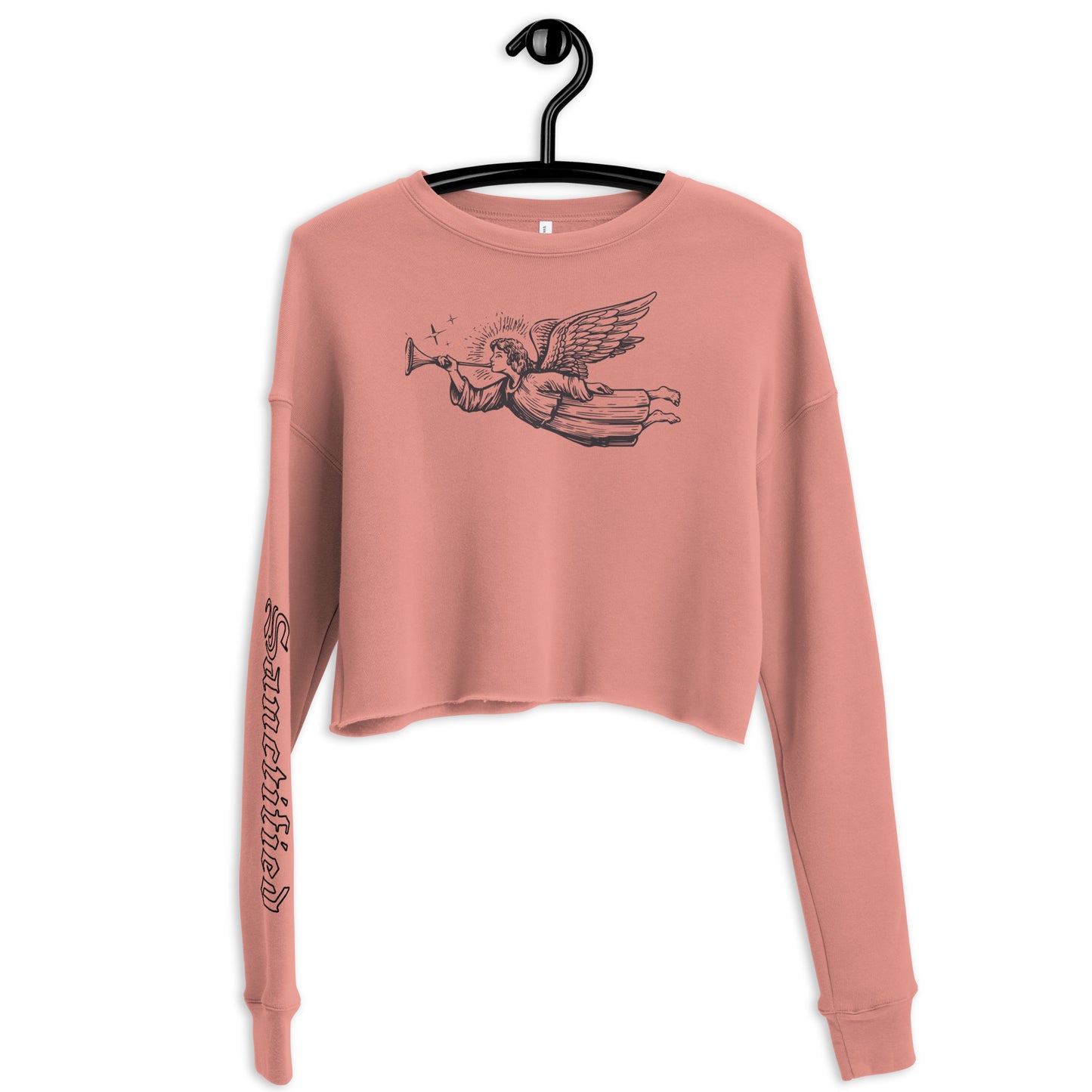 DO NOT WORRY- Crop Sweatshirt